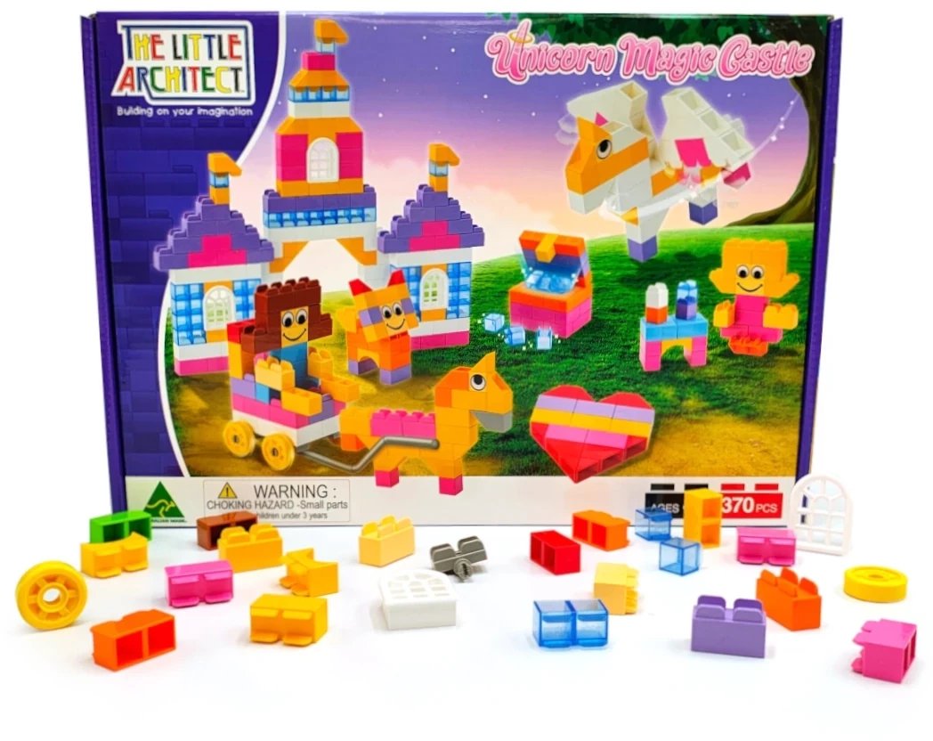 Ikonka Little Architect Unicorn Box 370 el.