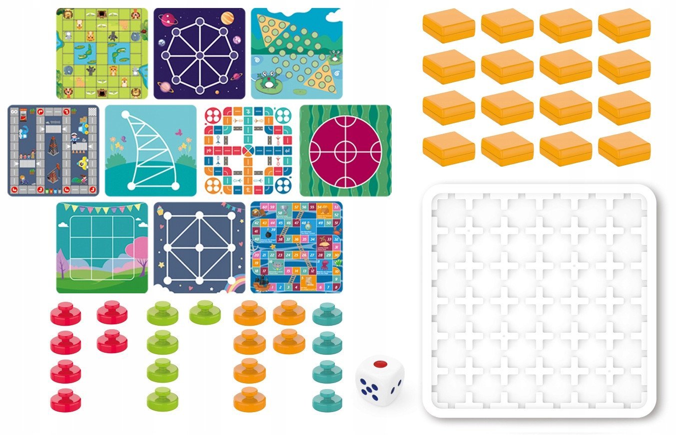 B36K GRA PLANSZOWA LOGICZNA ZESTAW 10 GIER