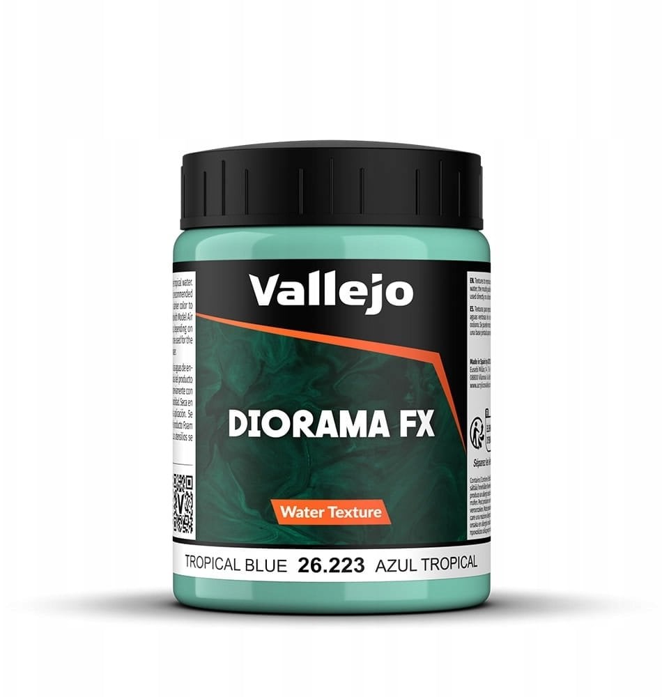 Vallejo Vallejo: 26.223 - Diorama FX - Water Textures - Tropical Water (200 ml)