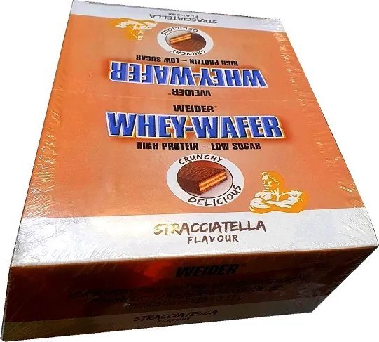 Weider Weider - Whey-Wafer, Stracciatella - 12 batonów