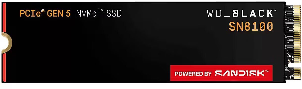 Dysk SSD WD SN8100 8TB M.2 2280 PCI-E x4 Gen5 NVMe (WDS800T1X0M-00CMT0)