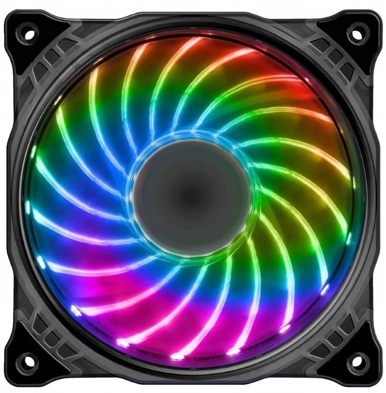 Wentylator EuroCase EUROCASE wentylator RGB 120mm (Turbine blade, FullControl Led)