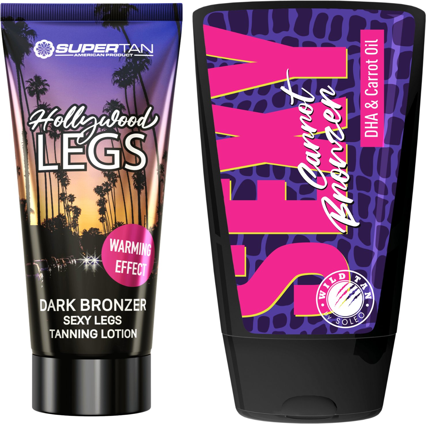Supertan California Hollywood Legs + Wild Tan Sexy Carrot