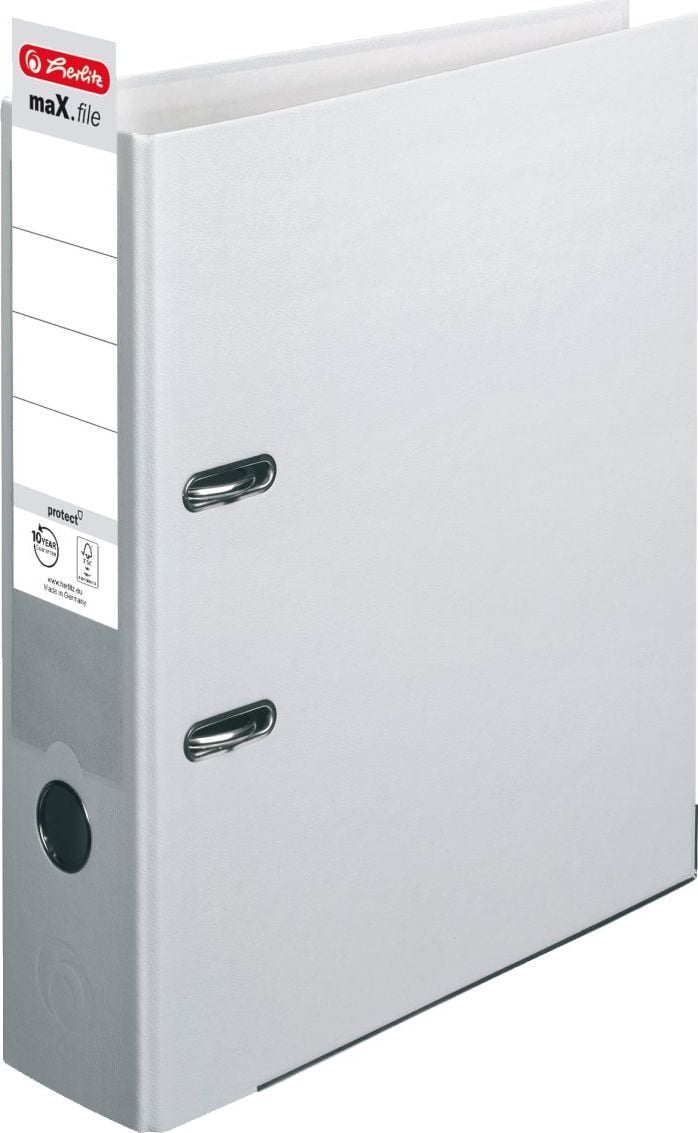 Segregator Herlitz A4 80mm szary (5480900)