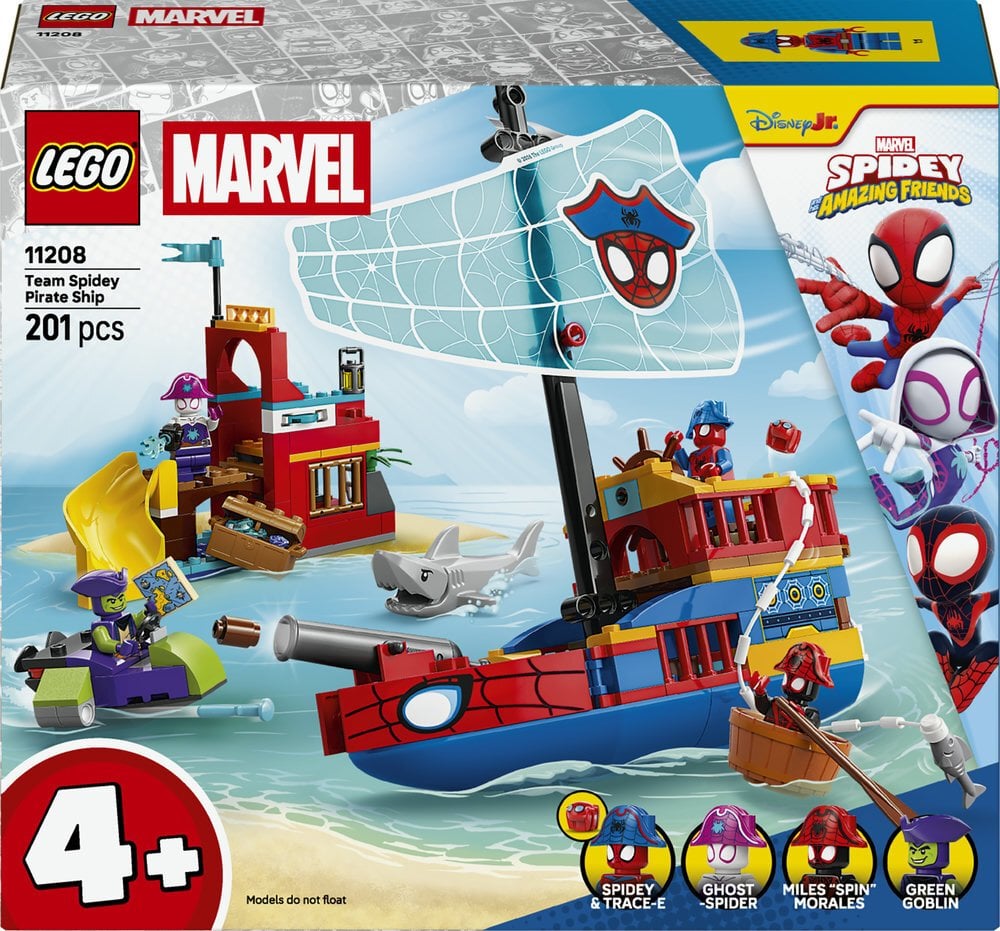 LEGO Marvel Statek piracki drużyny Spidey (11208)