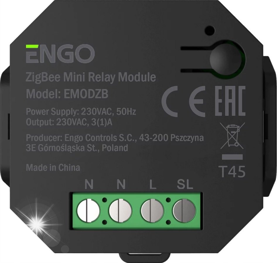 Engo MODUŁ PRZEKAŹNIKA BEZPRZEWODOWY REPEATER ZigBee