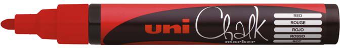 Uni Mitsubishi Pencil MARKER PWE-5M CZERWONY DO CZARNYCH TABLIC (PWE-5M/CE)