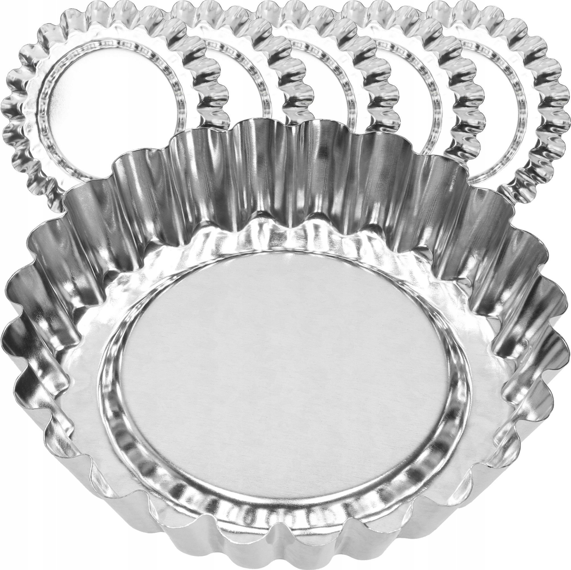 Kadax Foremki Do Tartaletek Babeczek Metal 10cm 6 szt.