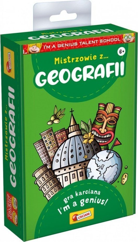 Lisciani LISCIANI I"M A GENIUS MISTRZOWIE Z GEOGRAFII