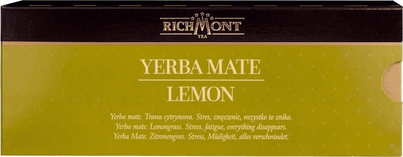 Richmont Herbata Yerba Mate Lemon 12x6g o cytrusowym aromacie