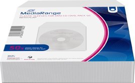 MediaRange Torby plastikowe Mini CD-R u. Mini DVD-R opakowanie 50 sztuk