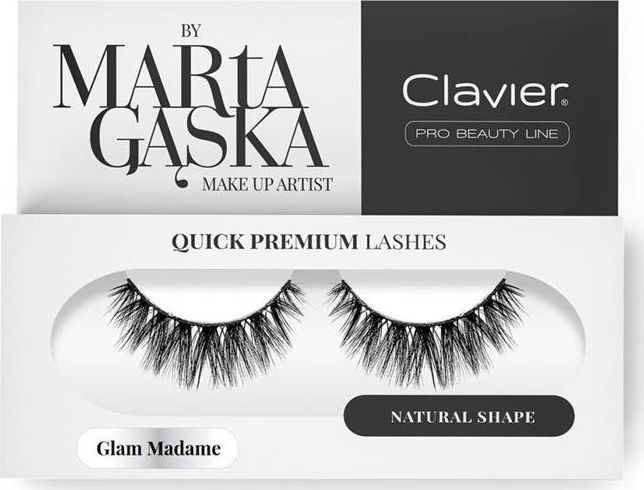 Clavier CLAVIER_Quick Premium Lashes rzęsy na pasku Glam Madame 829