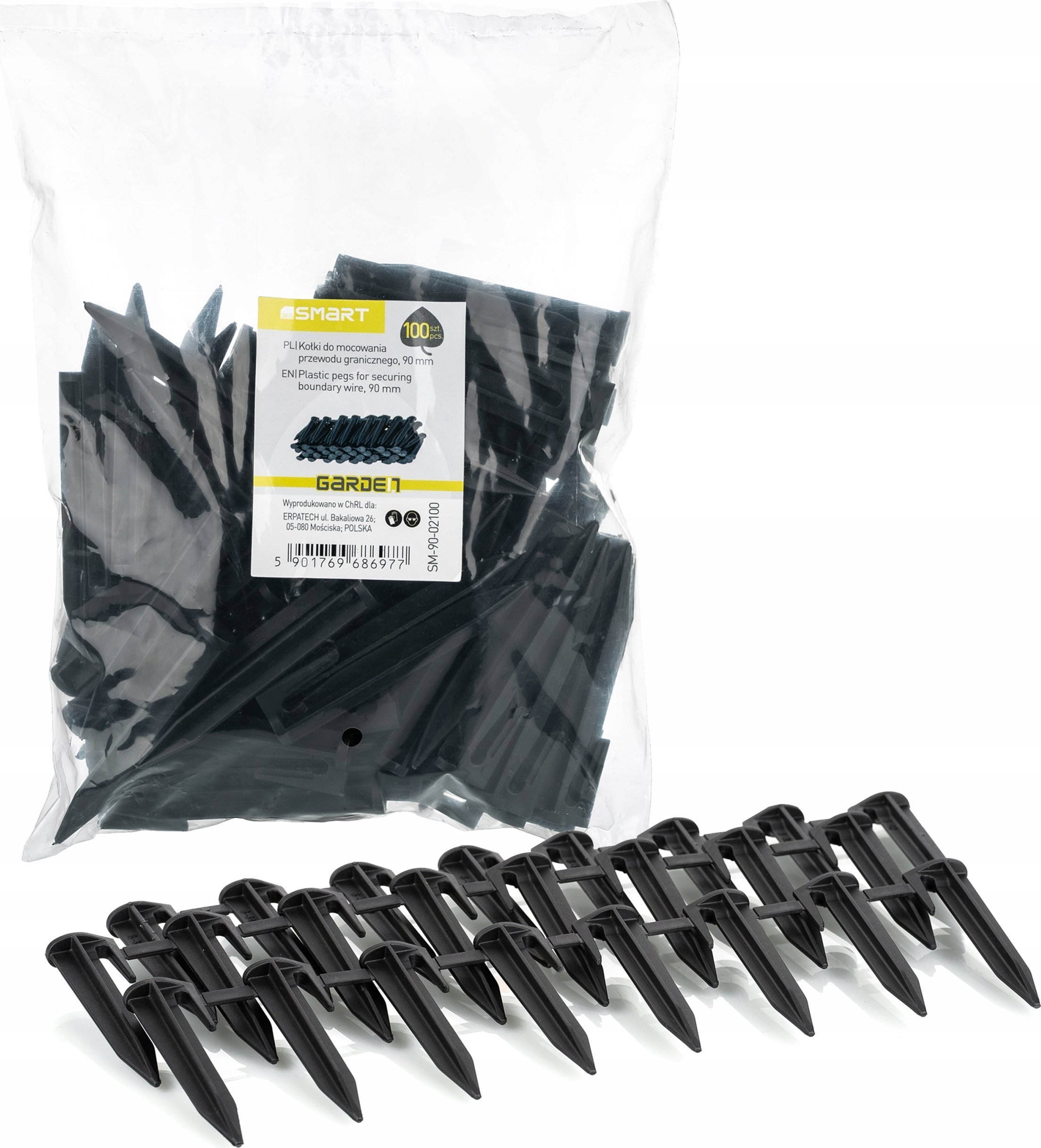 SMART365 kołki mocujące przewód graniczny robotów,100szt