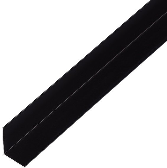 UN PROFIL KĄTOWY ALUMINIOWY ANODOWY CZARNY 1000X25X25X1,0