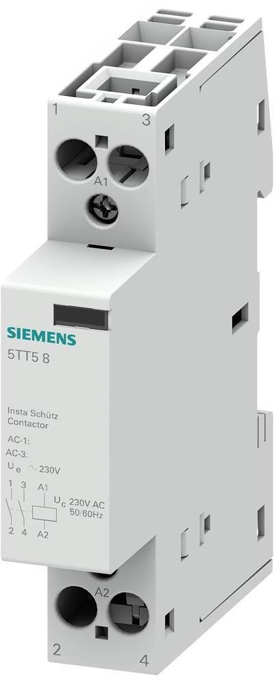 Siemens Stycznik modułowy 32A 2Z 400V cewka 230V AC 1 moduł SENTRON 5TT5860-0