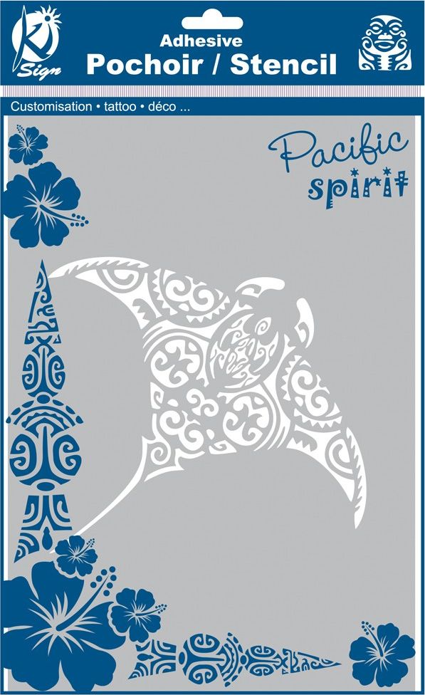 Ki-Sign Szablon A4 21x30 cm Manta Maori