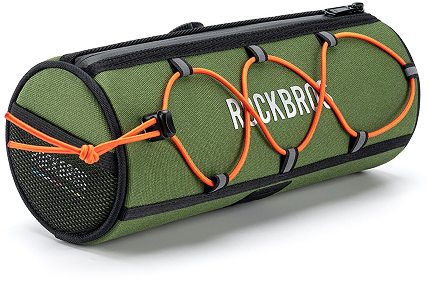 RockBros Torba na kierownicę 1,5L TL002 Road to Sky wodoodporna – zielona (5907769391859)