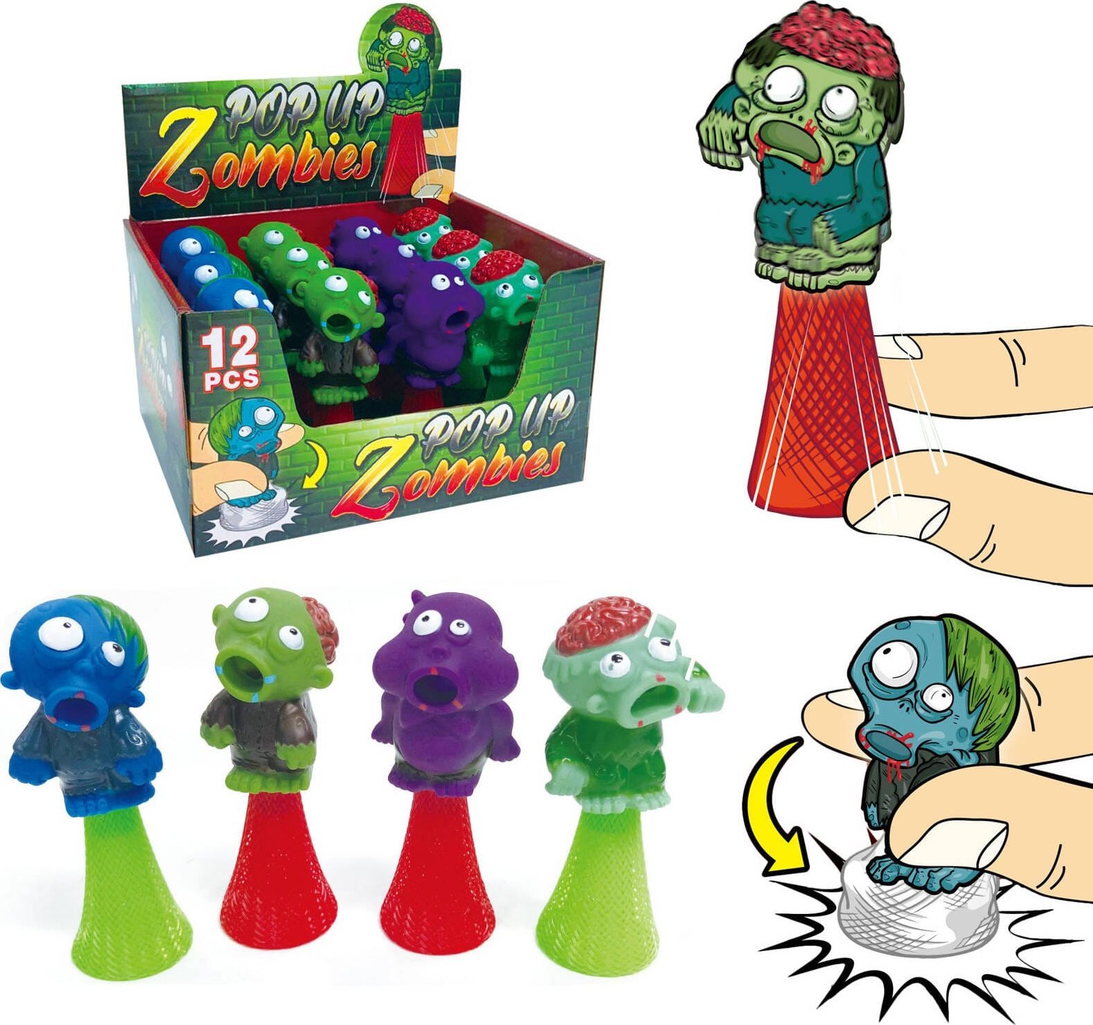 Trifox ZOMBIE SKACZĄCE ŚWIATŁO SKOCZEK 1szt