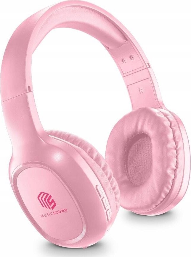 Słuchawki Cellular Line Cellularline Music & Sound Bluetooth Headphone BASIC Pink