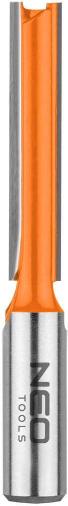 Frez palcowy dwuostrzowy długi, TCT, 10 x 50 mm, trzpień 12 mm