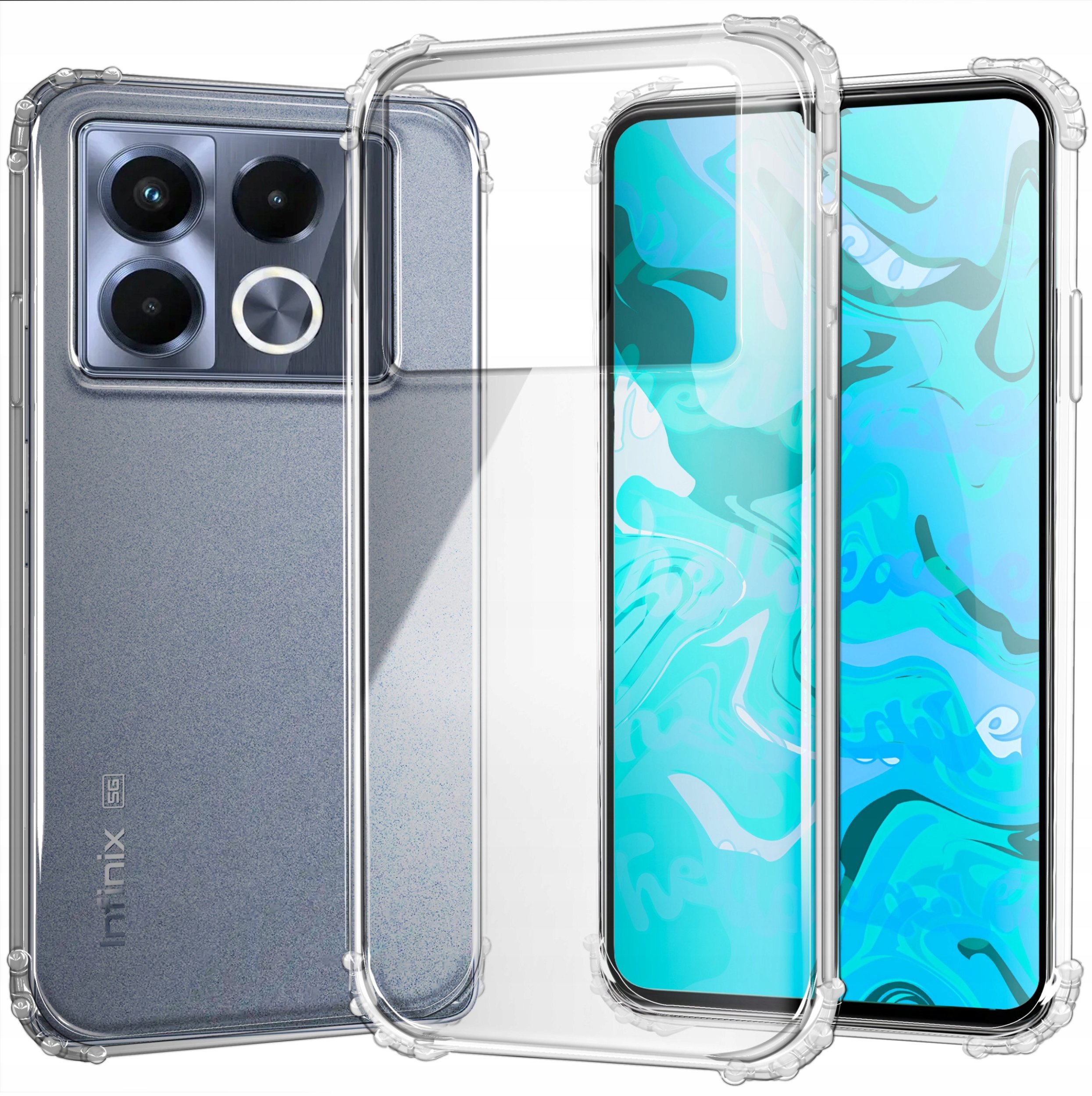 Hello Case ETUI PANCERNE DO INFINIX NOTE 40 4G | CASE SILIKON GUMOWE SLIM ANTI SHOCK