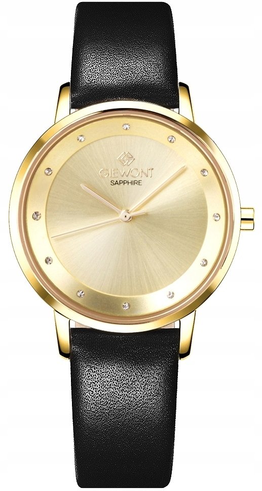 Zegarek Giewont Zegarek Damski Giewont Sapphire Złoty GW4130-A3