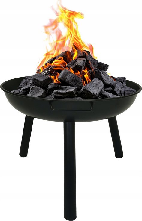 Palenisko ogrodowe kontrast Duże palenisko ogrodowe grill węglowy śr. 57 cm BBQ 1006