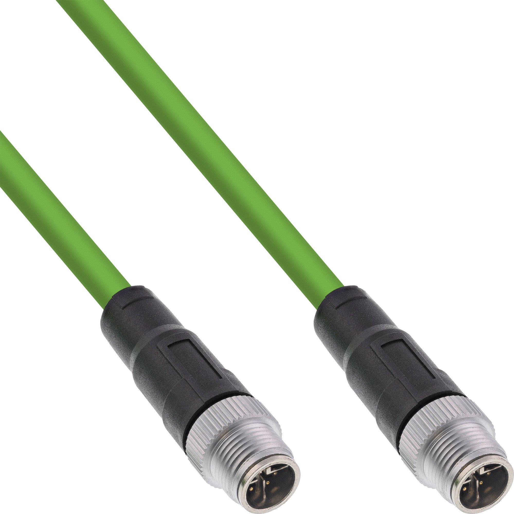 InLine InLine® Industrial network cable, M12 8-pin X-coded male/male, Cat.6A PUR 7.5m