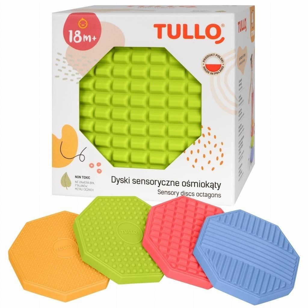 Tullo Dyski sensoryczne ośmiokąty 4szt