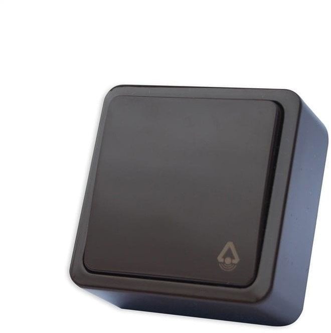 BELL BUTTON P110-012V OV PLAST ANTHR SL+