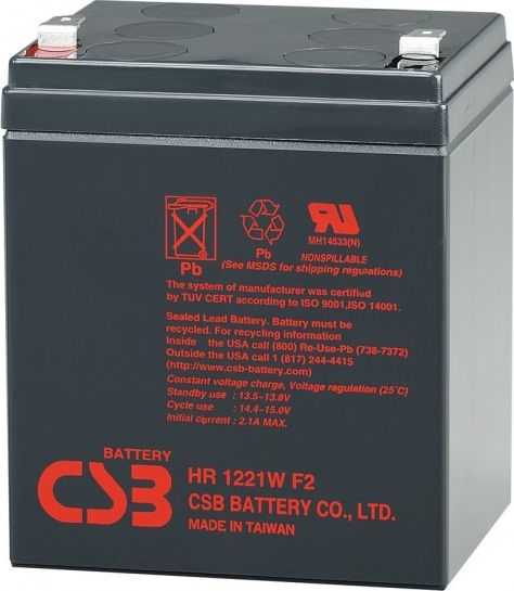 CSB Akumulator 12V 5.1Ah (HR 1221WF2)