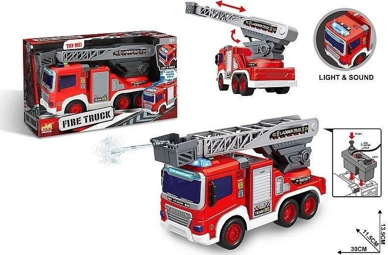 Auto straży pożarnej 1:16 światło dźwięk