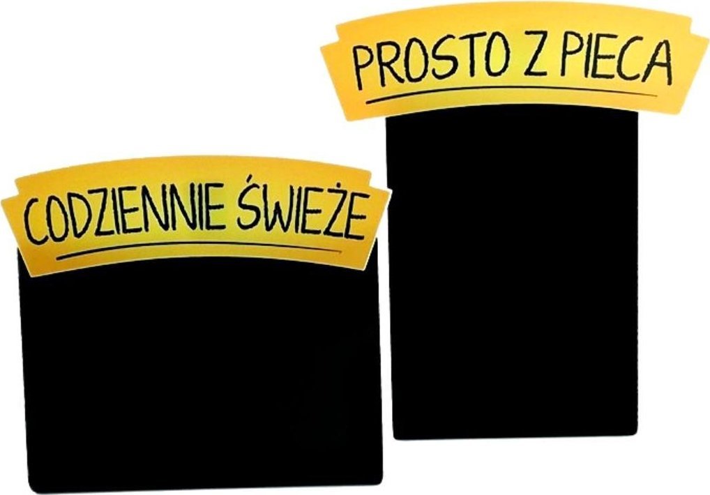 StudioCen Nakładki/Piny do cenówek nadruk Prosto z Pieca 10szt.