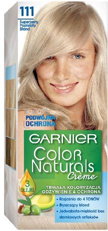 Garnier Color Naturals* Krem koloryzujący nr 111 Superjasny Popielaty Blond