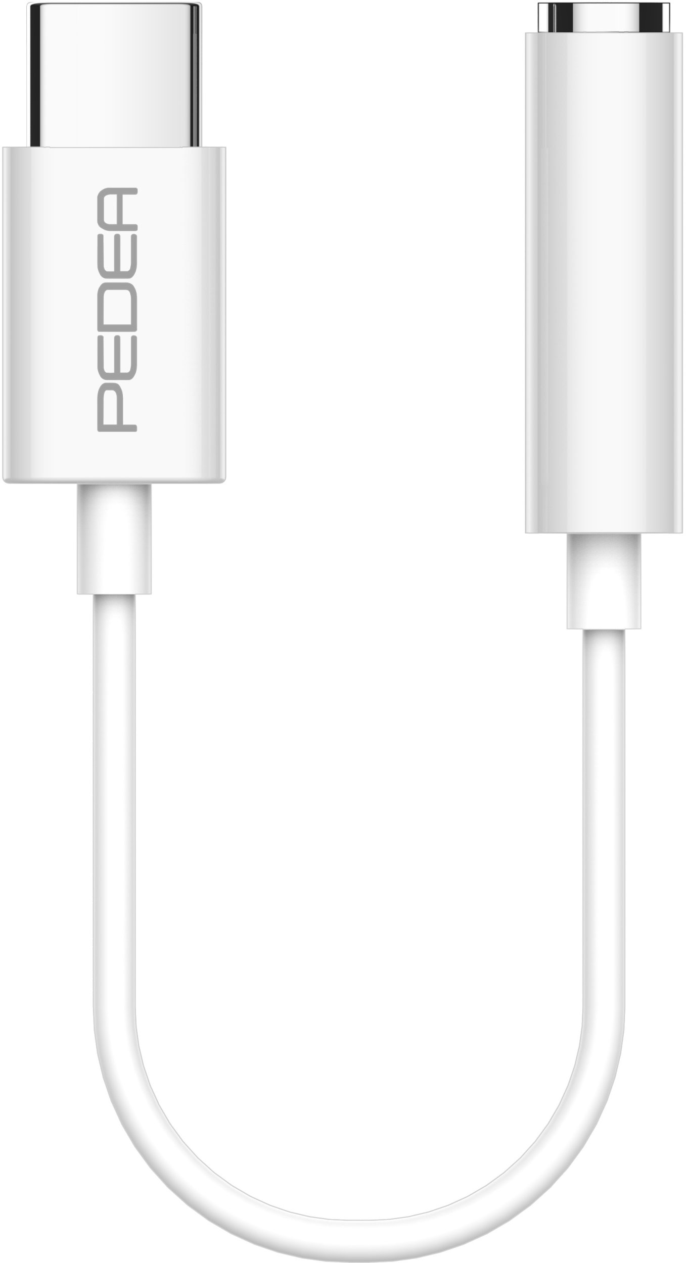 Adapter USB Pedea USB-C - Jack 3.5mm Biały (60040125)
