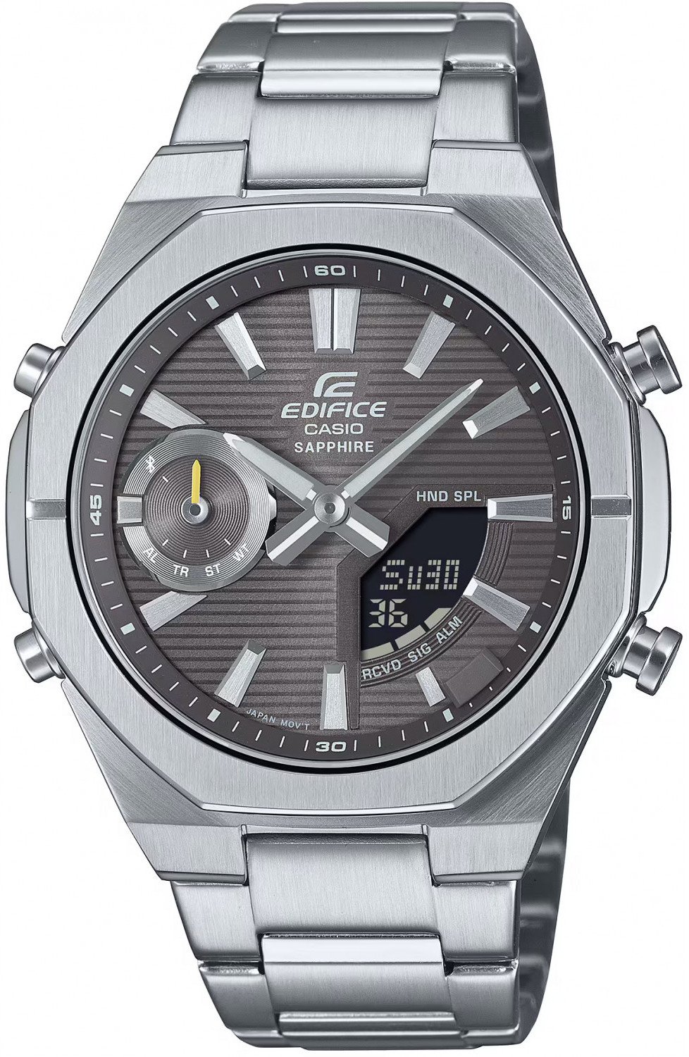 Zegarek EDIFICE Casio Edifice ECB-S10D-8AEF BLUETOOTH100m srebrny