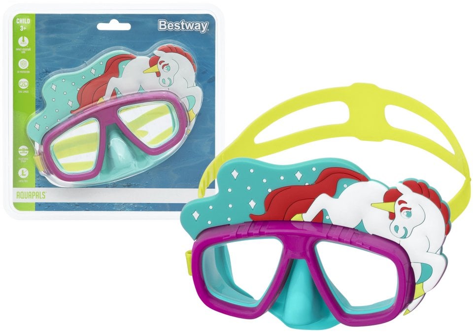 Bestway Okulary do Pływania Jednorożec 22064