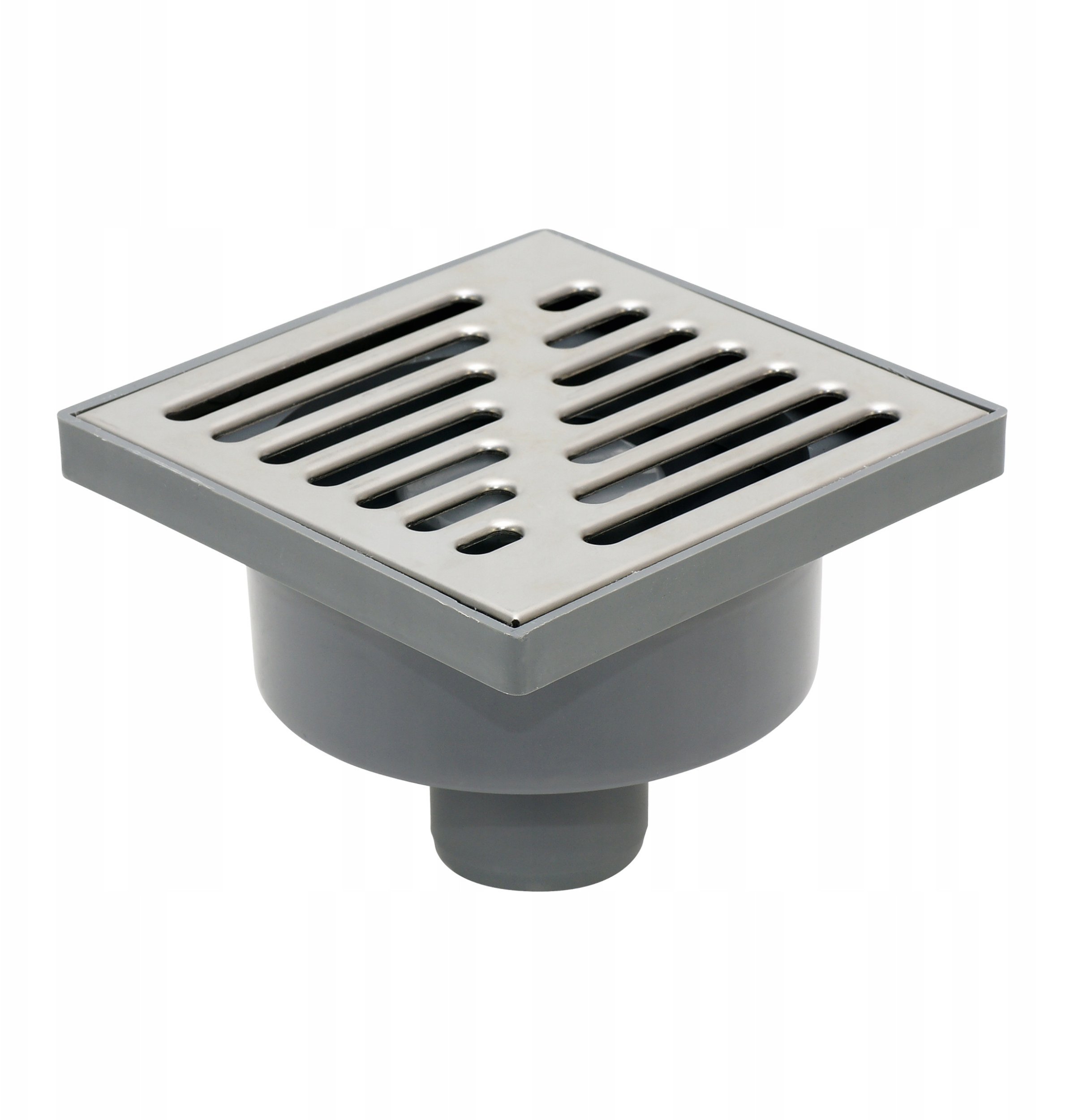 Tycner wpust kanalizacyjny obrotowy z wyjściem prostym 50 mm, ruszt nierdzewny 1224