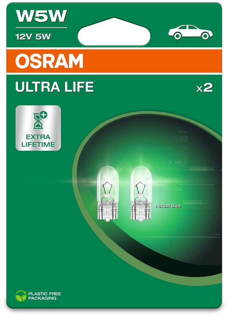 CAR LIGHT OSRAM 2825ULT-02B 5W 12V BLI2