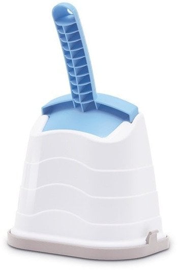 iMac Romeo, łopatka do kuwety, ze stojakiem, niebieska, 17,5x11x28