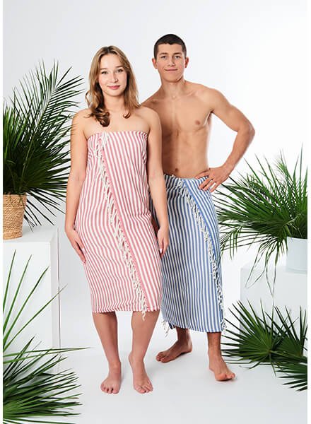 Yeye Ręcznik hammam AKASYA 100% bawełna YEYE Czarny