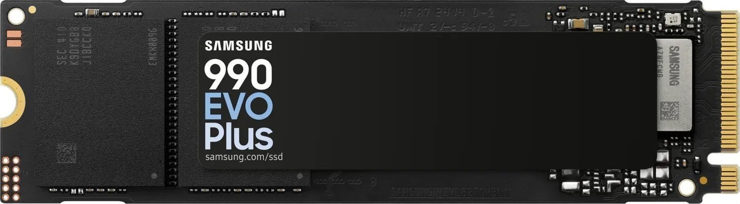 Dysk SSD Samsung 990 EVO Plus 1TB M.2 2280 PCI-E x4 Gen4 NVMe (MZ−V9S1T0BW)