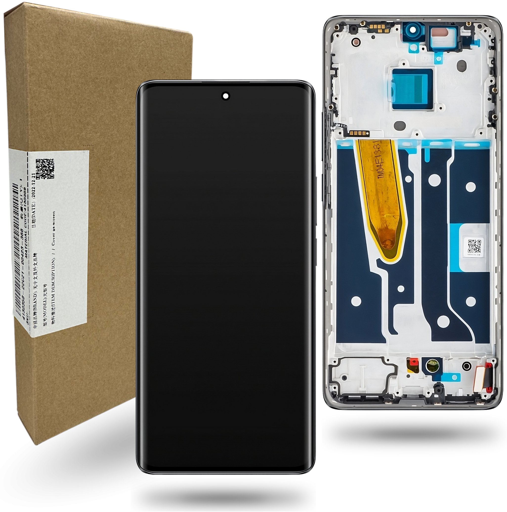 Wyświetlacz do Realme 11 Pro Plus 5G Service Pack LCD Czarny Ramka Oryginał