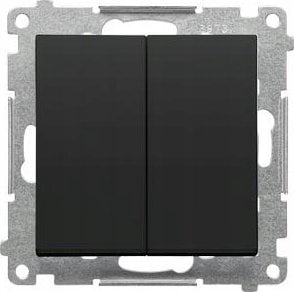 Kontakt-Simon Łącznik świecznikowy Kontakt-Simon 55 TW5.01/149 moduł 10 AX, 250V~, szybkozłącza czarny mat
