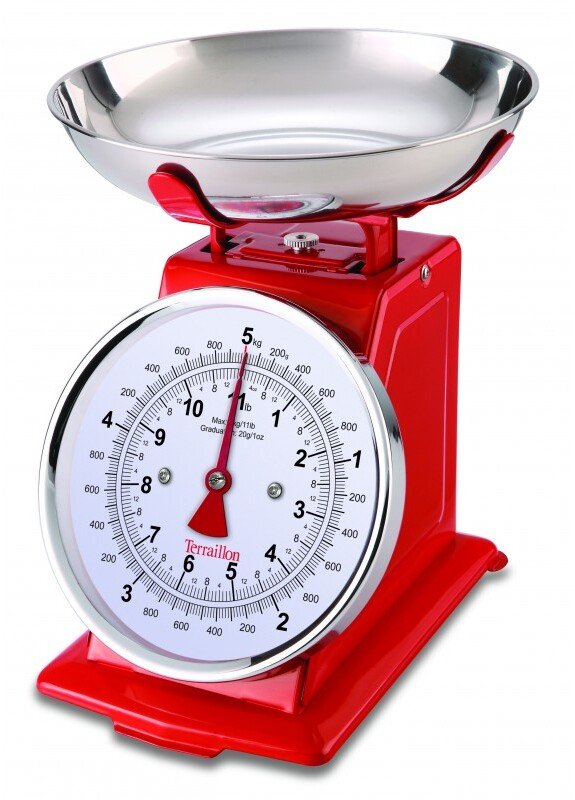 Waga kuchenna Terraillon Tradition 500 Czerwona