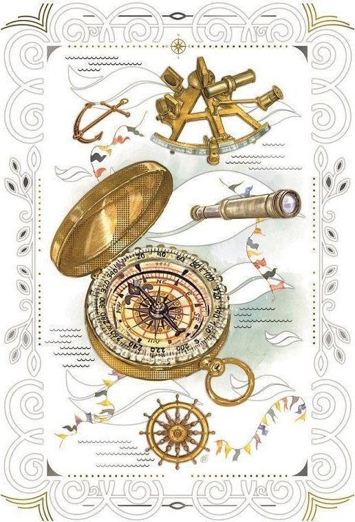 Karnet 12x18cm + koperta Podróże