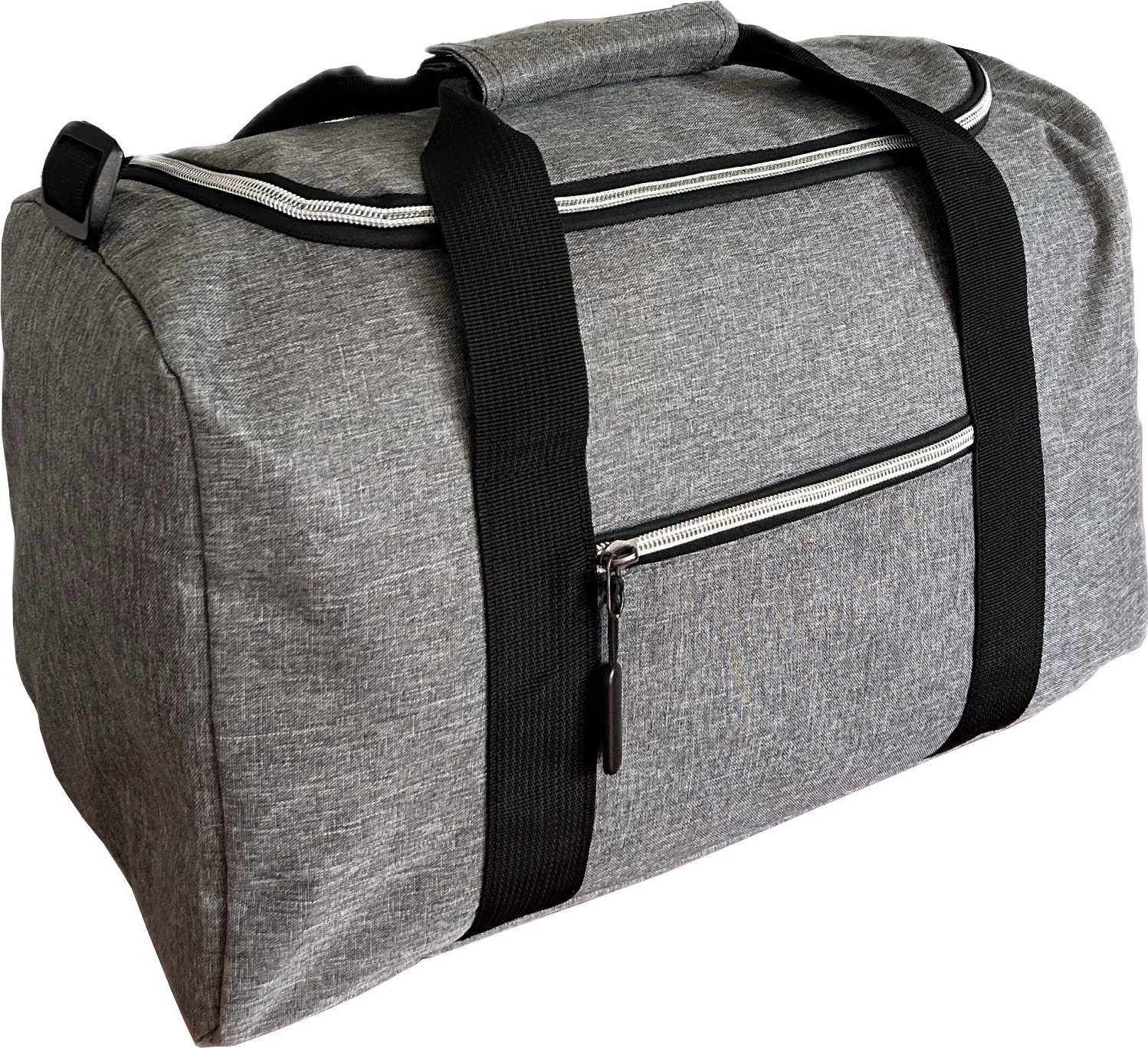 Caley Torba podróżna 40x20x25 do samolotu RYANAIR WIZZAIR bagaż podręczny - szara (TORBA 002 GREY)