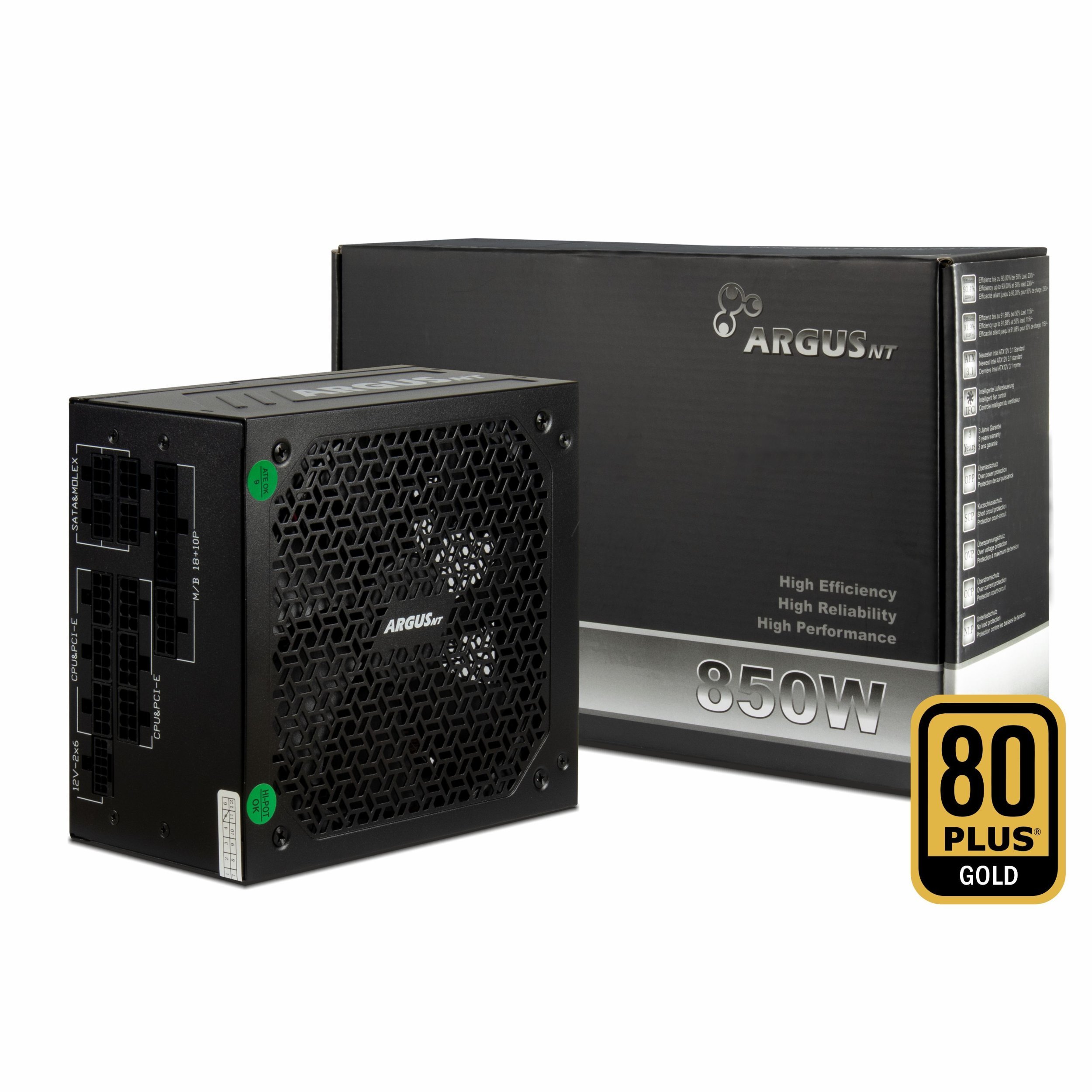 Zasilacz Inter-Tech Zasilacz 850W Argus BA4 Wentylator
