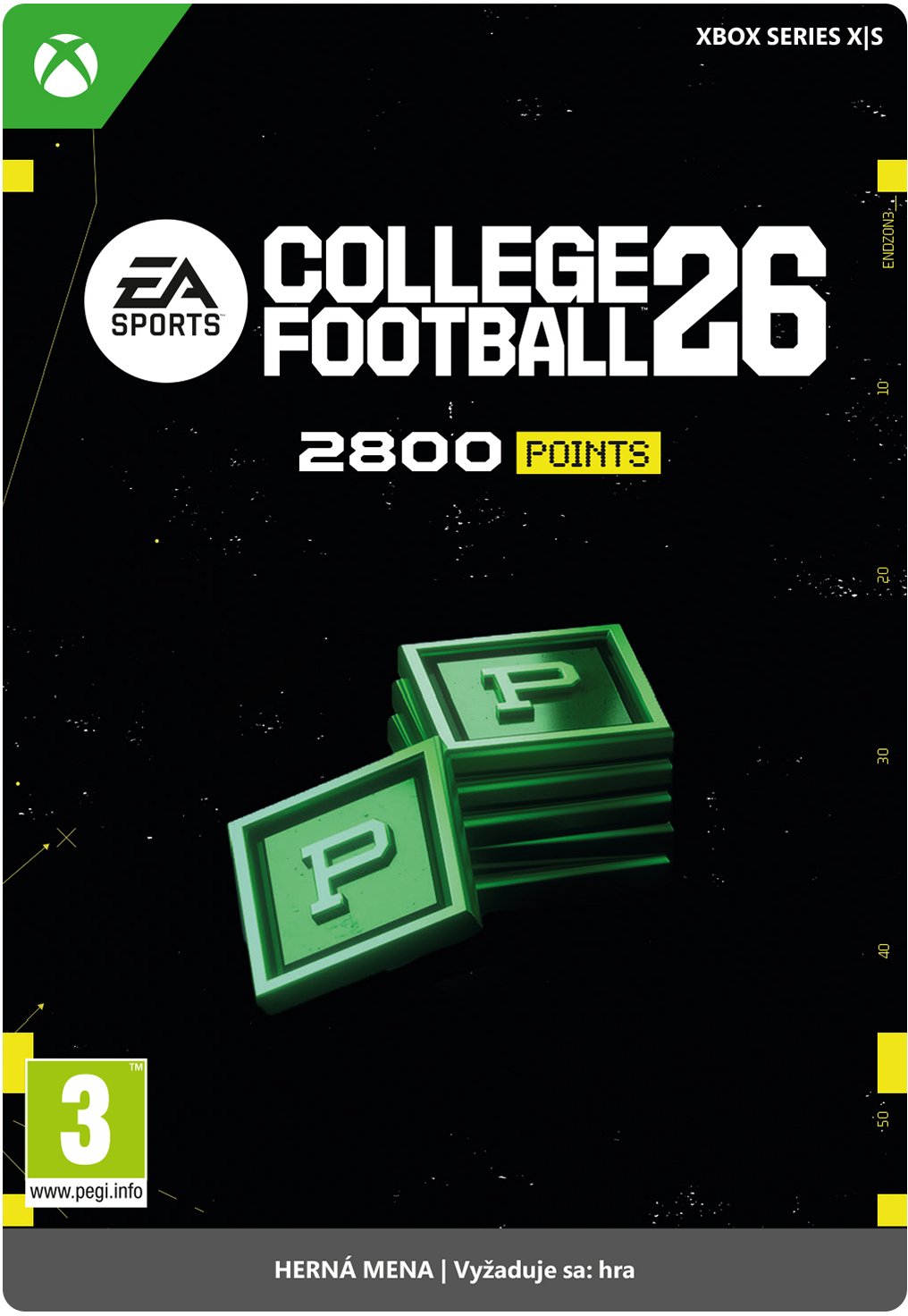 MS ESD College Football 26 2800 Points XXL MS