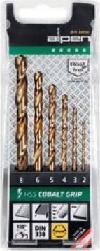 Wiertło Alpen Alpen Cassette HSS Cobalt Jobber Drill Bit TM 6, 2-3-4-5-6-8